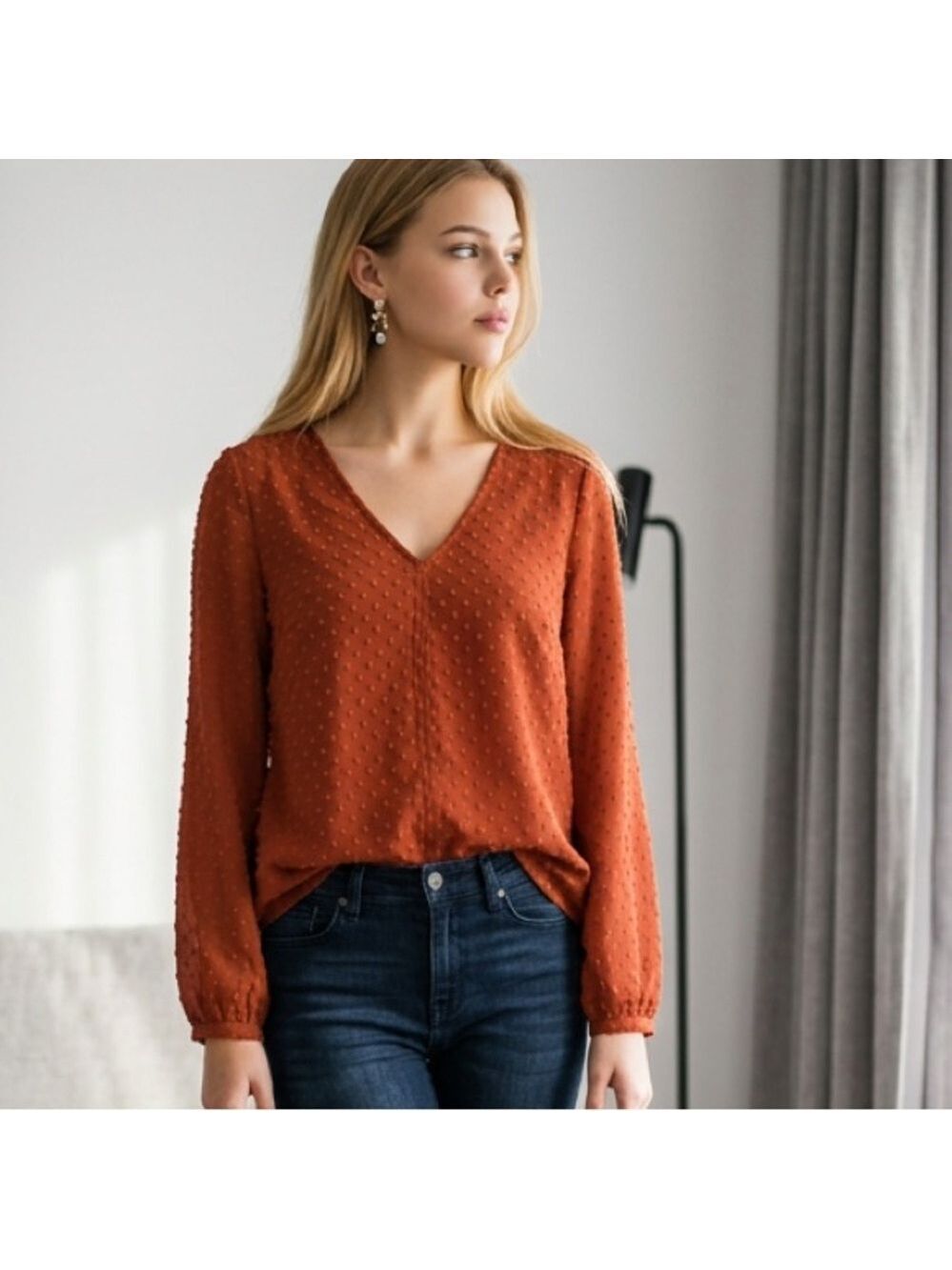 j crew long sleeve top small nwt